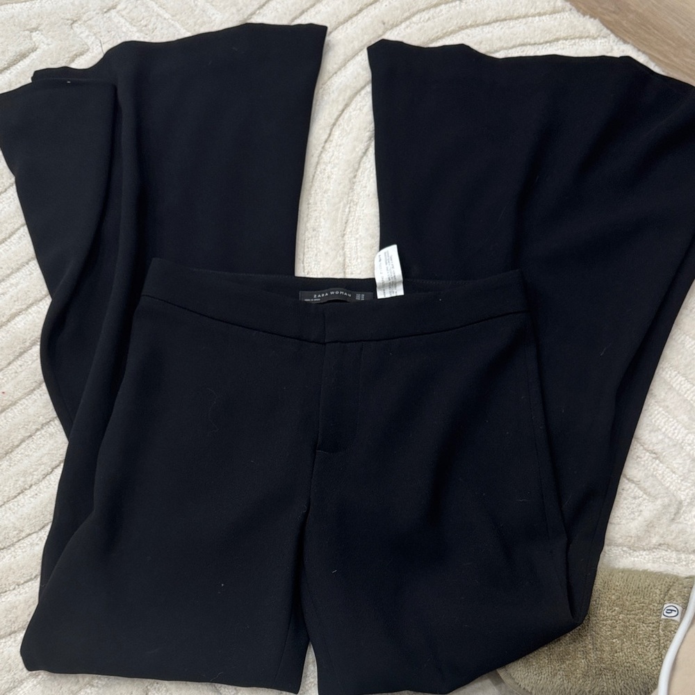 Zara Black Wide Leg Women's Pants